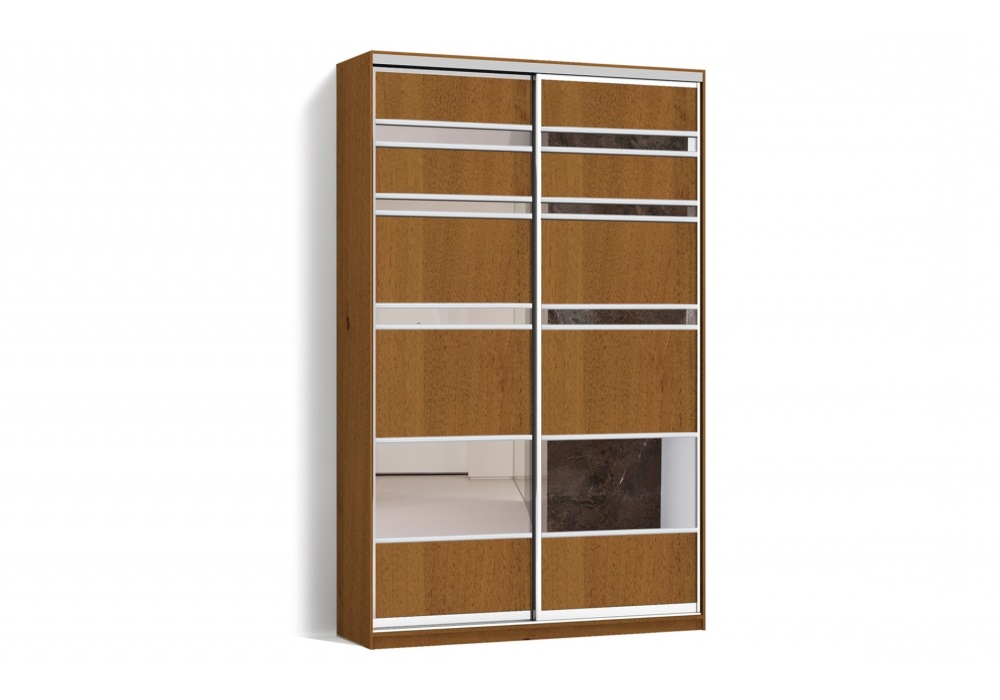 

Шкаф-купе Luxe 2 двери Комби/Комби рисунок 219-219 CLS - II 120 x 210 x 60 см