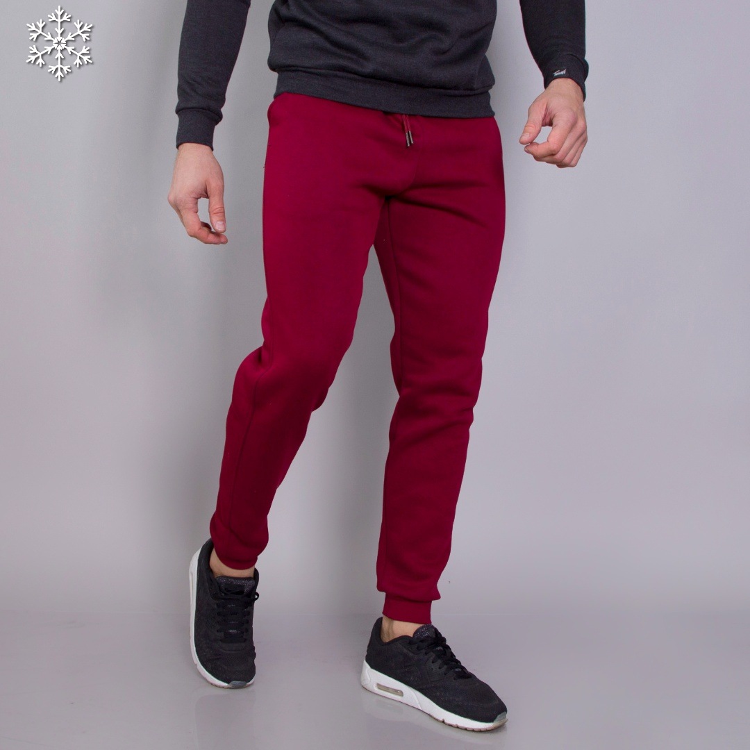 

Мужские теплые штаны Teamv Simple Sport 3 Бордо, Мужские теплые штаны Teamv Simple Sport 3 Бордо L