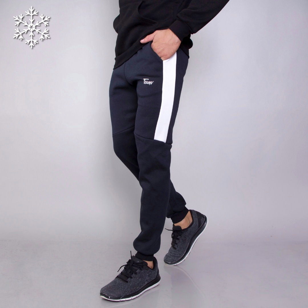 

Мужские теплые штаны Teamv Casual Sport 3 Темно-синие XXL