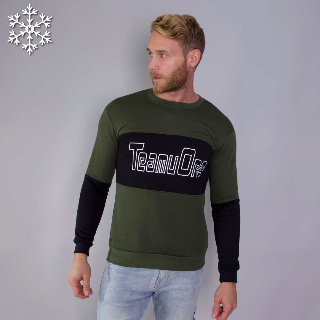 

Мужской теплый свитшот Teamv TEAMVONE 3 Хаки XL