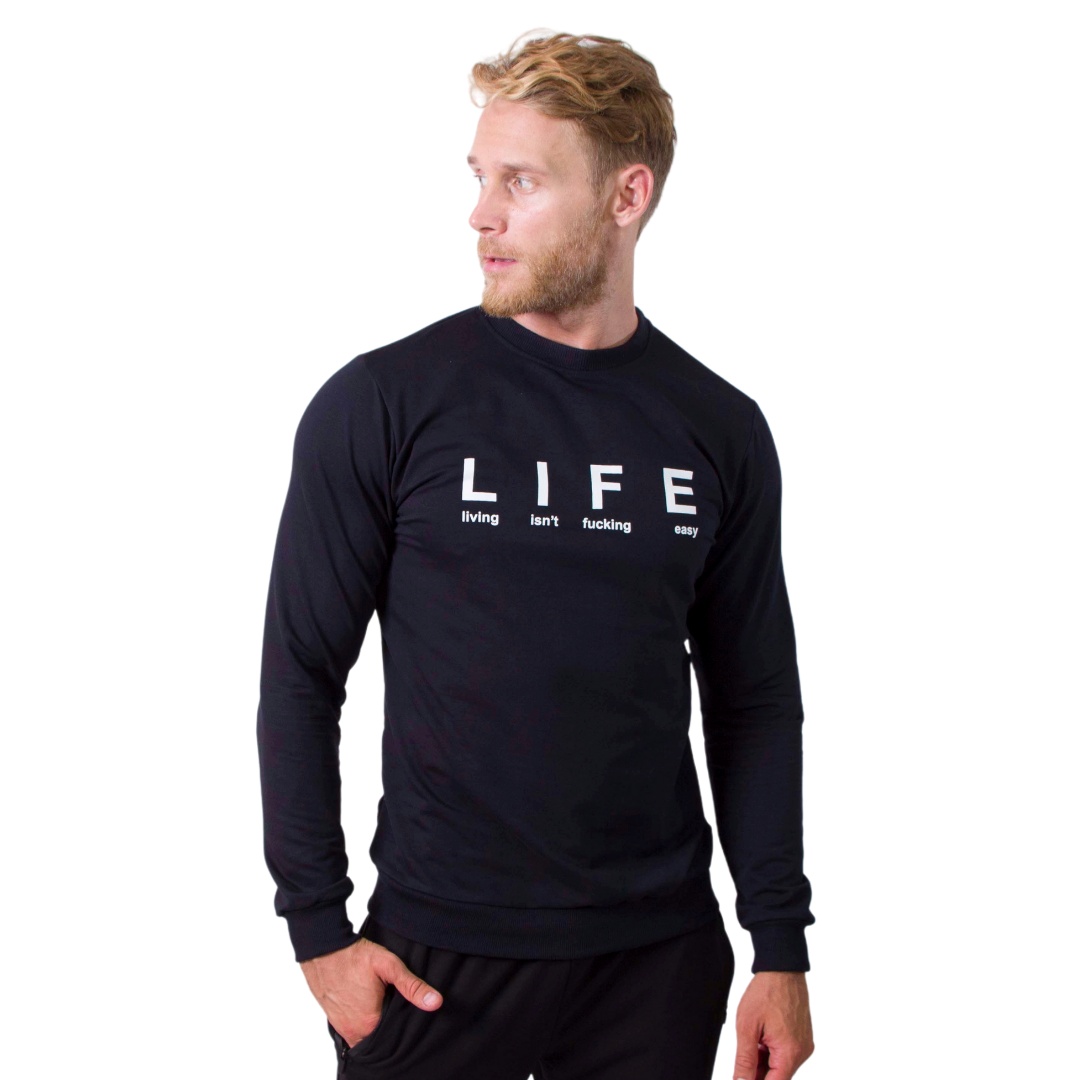 

Мужской свитшот Teamv Life 2 Темно-синий, Мужской свитшот Teamv Life 2 Темно-синий M