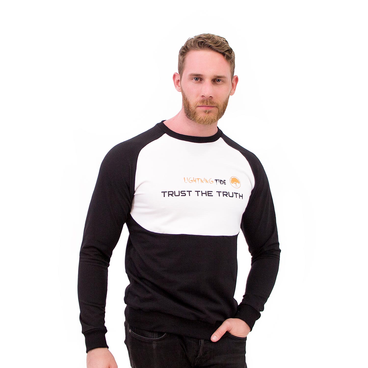 Мужской свитшот Teamv Easy 2 Черный, Мужской свитшот Teamv Easy 2 Черный L