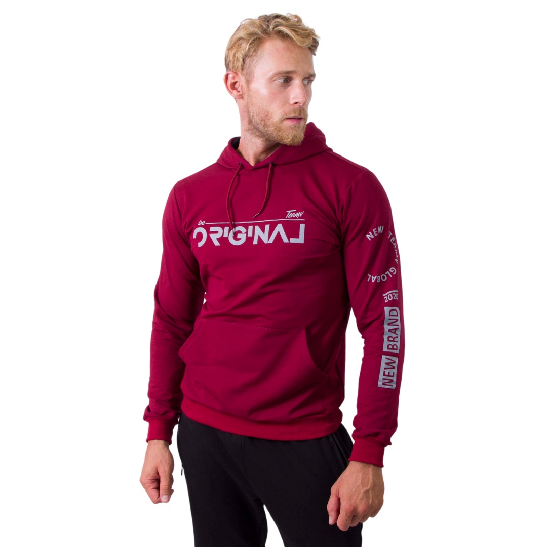 

Мужской худи Teamv New Original 2 Бордо XL