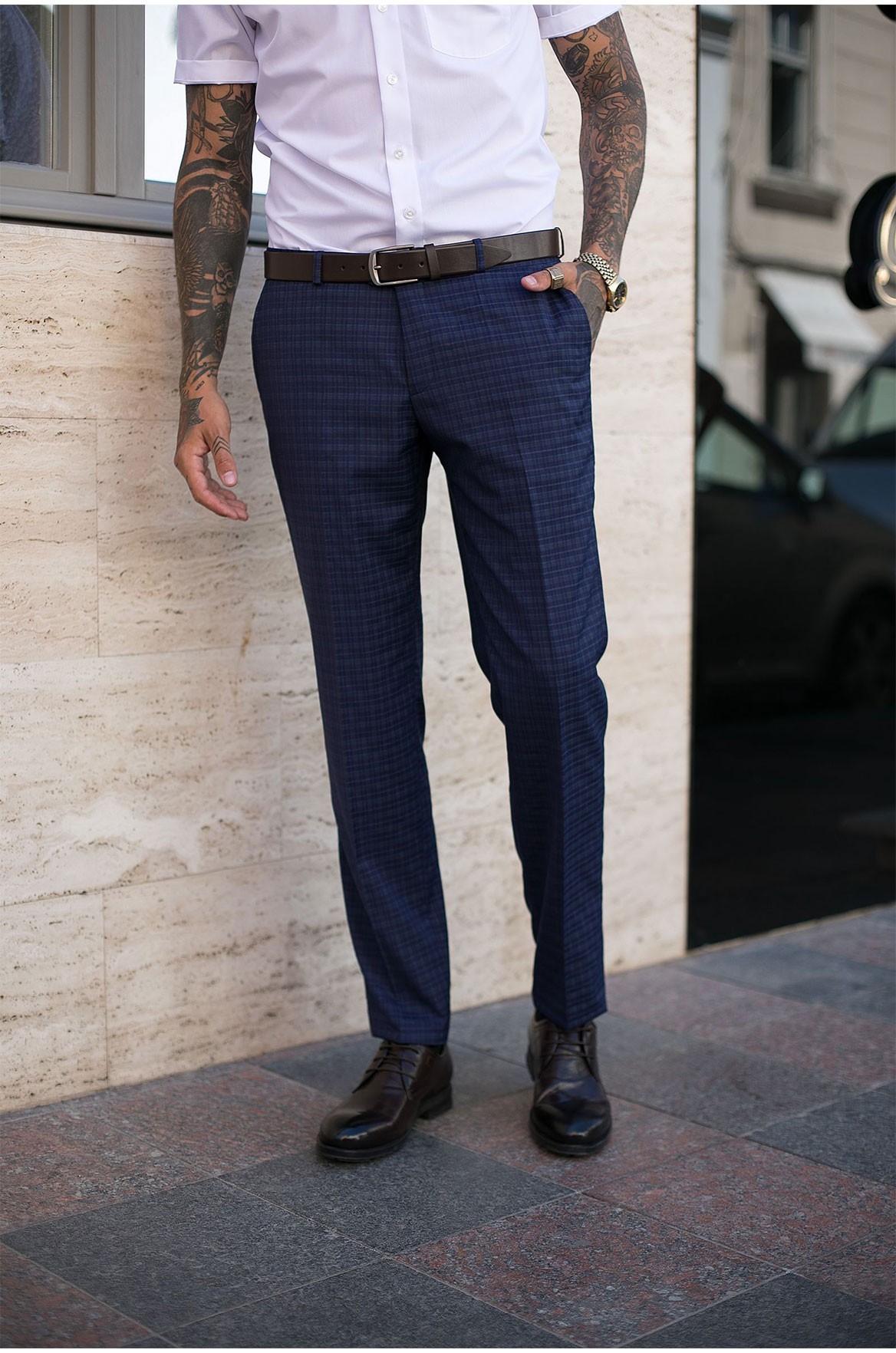 

Брюки Bronsta 113-1- 56 Синий, Брюки Bronsta 113-1-56 56 Синий