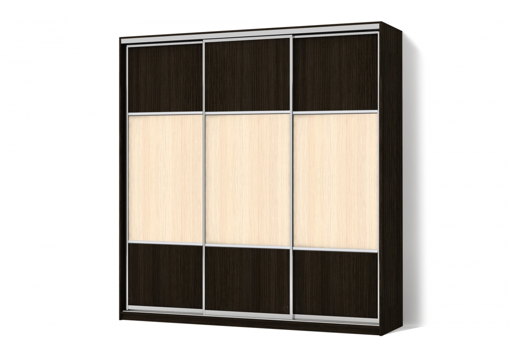 

Шкаф-купе Luxe 3 двери Комби/Комби/Комби рисунок 205-205-205 CLS - II 240 x 230 x 60 см