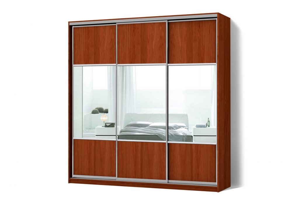 

Шкаф-купе Luxe 3 двери Комби/Комби/Комби рисунок 12-12-12 CLS - I 240 x 200 x 45 см