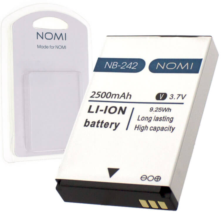 

Аккумулятор NOMI NB-242 для i242 2500 mAh AAAA/Original пластик.блистер