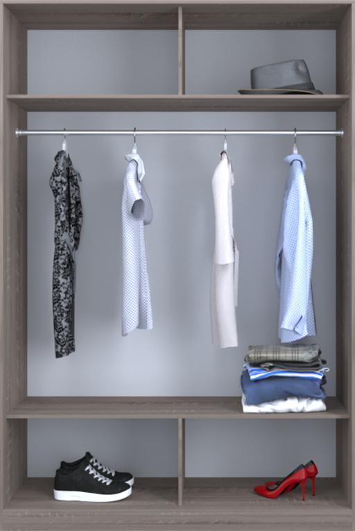 

Гардероб открытый Luxe CLS-2 100 x 200 x 45 см Дуб трюффель