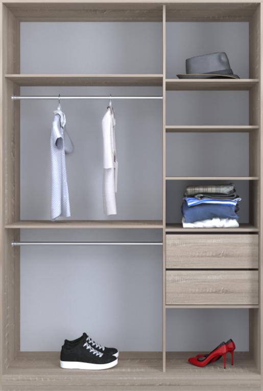 

Гардероб открытый Luxe CLS-4 190 x 220 x 45 см Дуб сонома