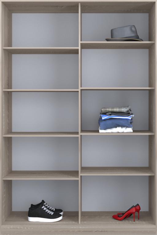 

Гардероб открытый Luxe CLS-3 150 x 220 x 45 см Дуб сонома