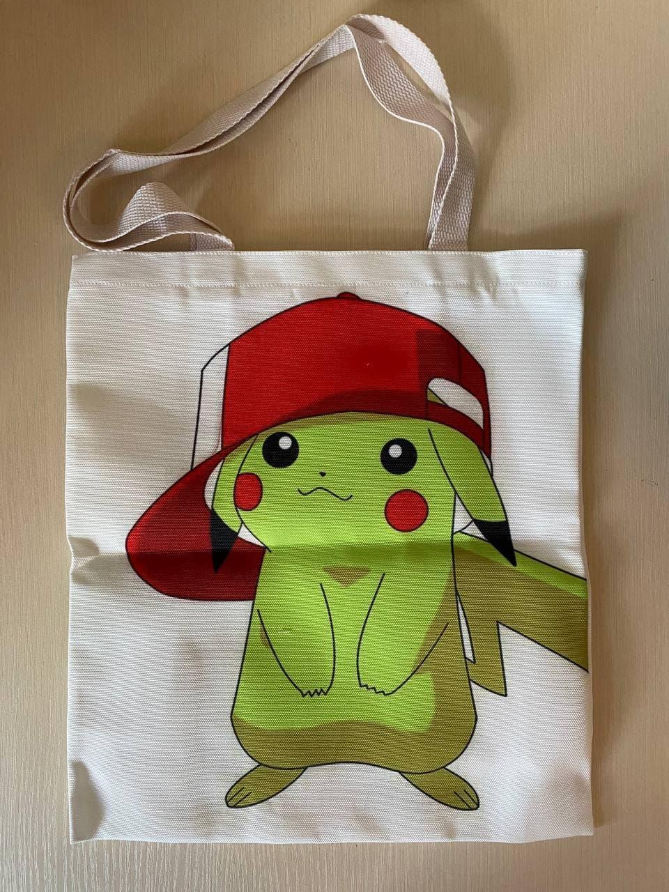 

Сумка шоппер Jsstore Аниме Pokemon Пикачу в Кепке Белая