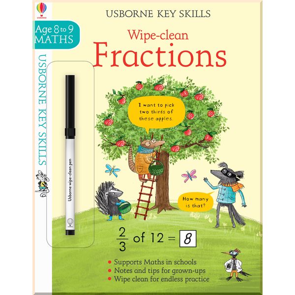 

Usborne Wipe-clean Fractions 8-9. Kristie Pickersgill. ISBN:9781474982733