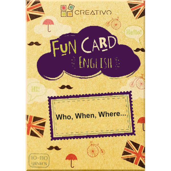 

Fun Card English: Who, When, Where.... CREATIVO. ISBN:9788366122406