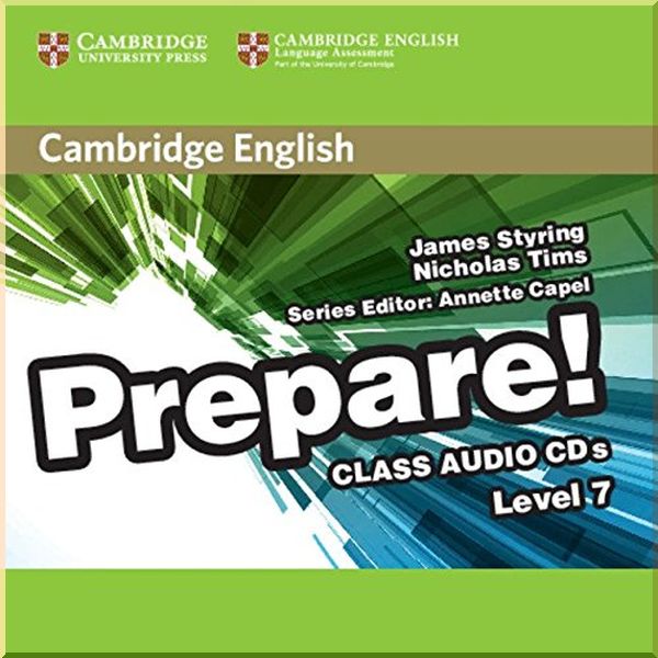 

Cambridge English Prepare! 7 Class Audio CDs. James Styring, Annette Capel. ISBN:9780521180429