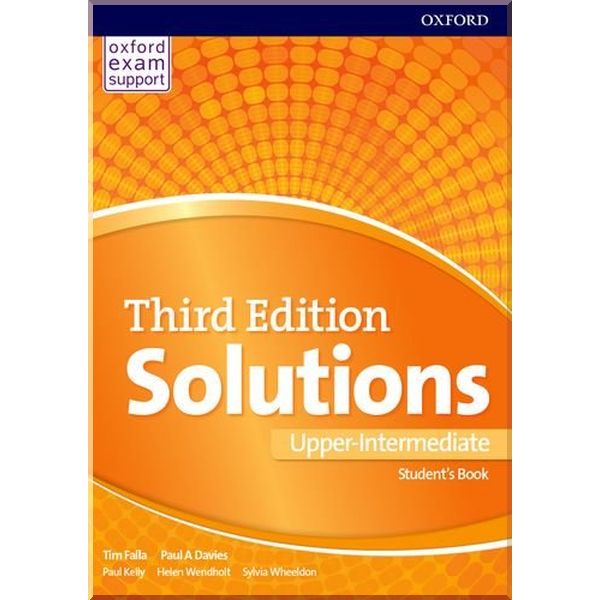 

Solutions Third Edition Upper-Intermediate Student's Book. Paul A. Davies, Helen Wendhold. ISBN:9780194506489
