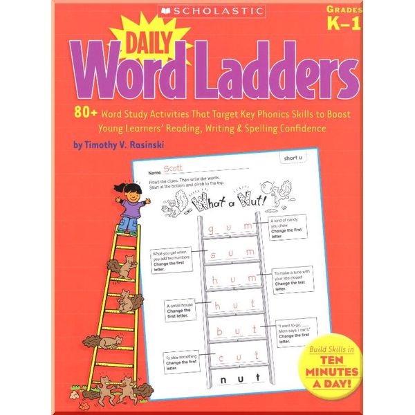 

Daily Word Ladders Grades K–1. Timothy V. Rasinski. ISBN:9780545223799