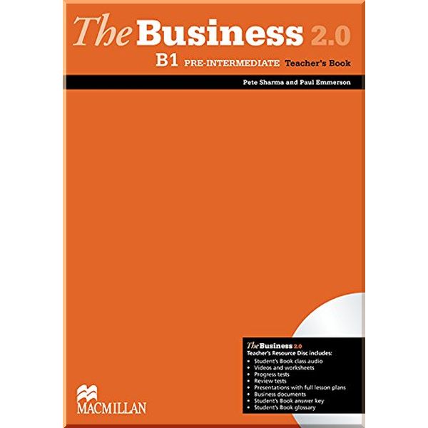 

The Business 2.0 B1 Pre-Intermediate Teacher's Book with Teacher's Resource Disc. Pete Sharma, Paul Emmerson. ISBN:9780230437845