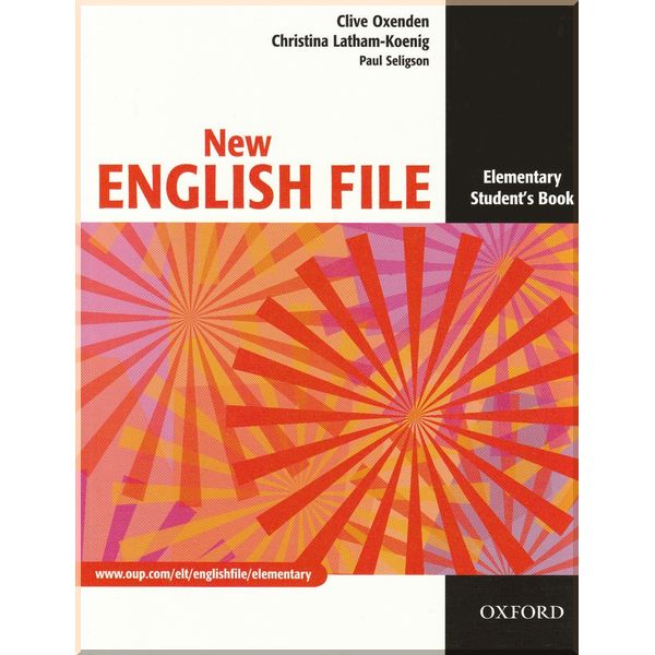 

New English File Elementary Student's Book. Clive Oxenden, Christina Latham-Koenig. ISBN:9780194384254