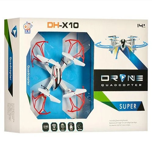 

Квадрокоптер без камеры DH861-X10 Красный
