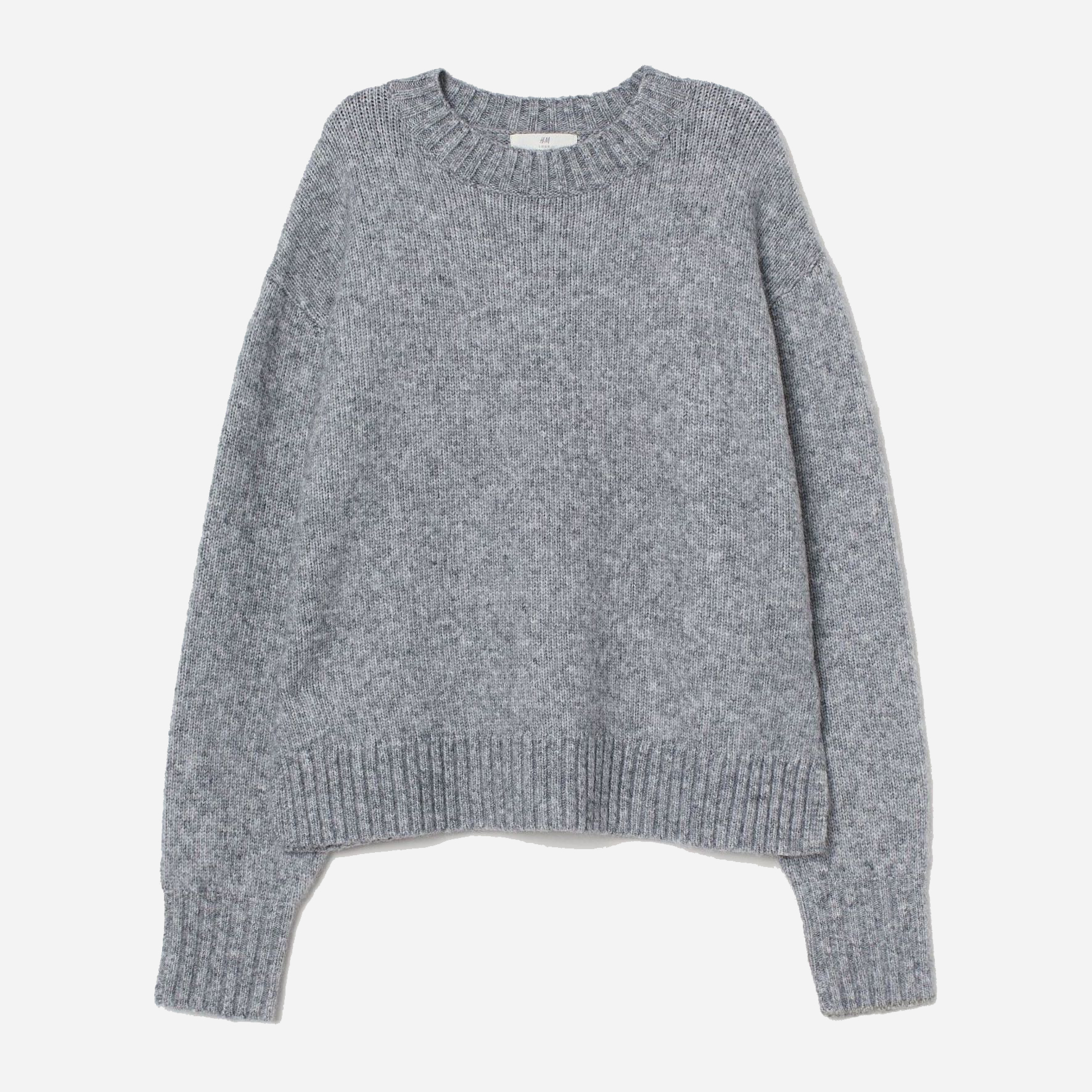 

Джемпер H& 709-8830792  Серый меланж, Джемпер H&M 709-8830792 M Серый меланж