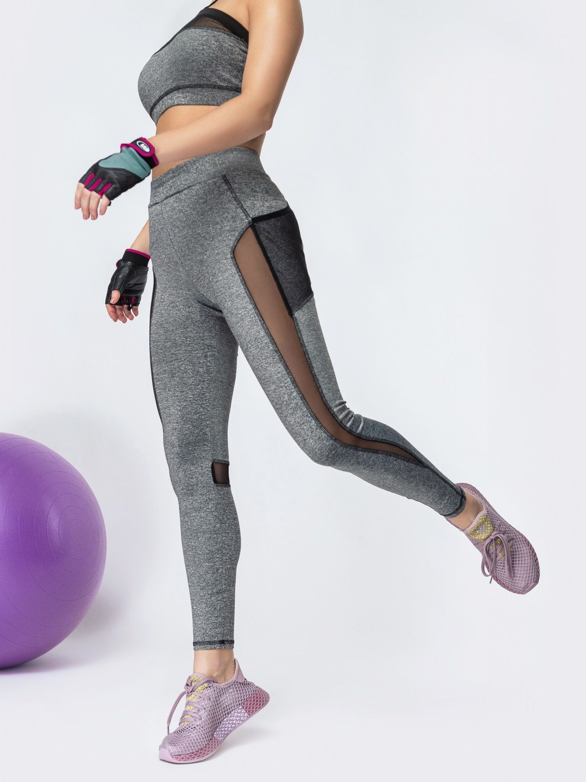 

Спортивные леггинсы Dressa 44621 - Серые, Спортивные леггинсы Dressa 44621 42-44 Серые