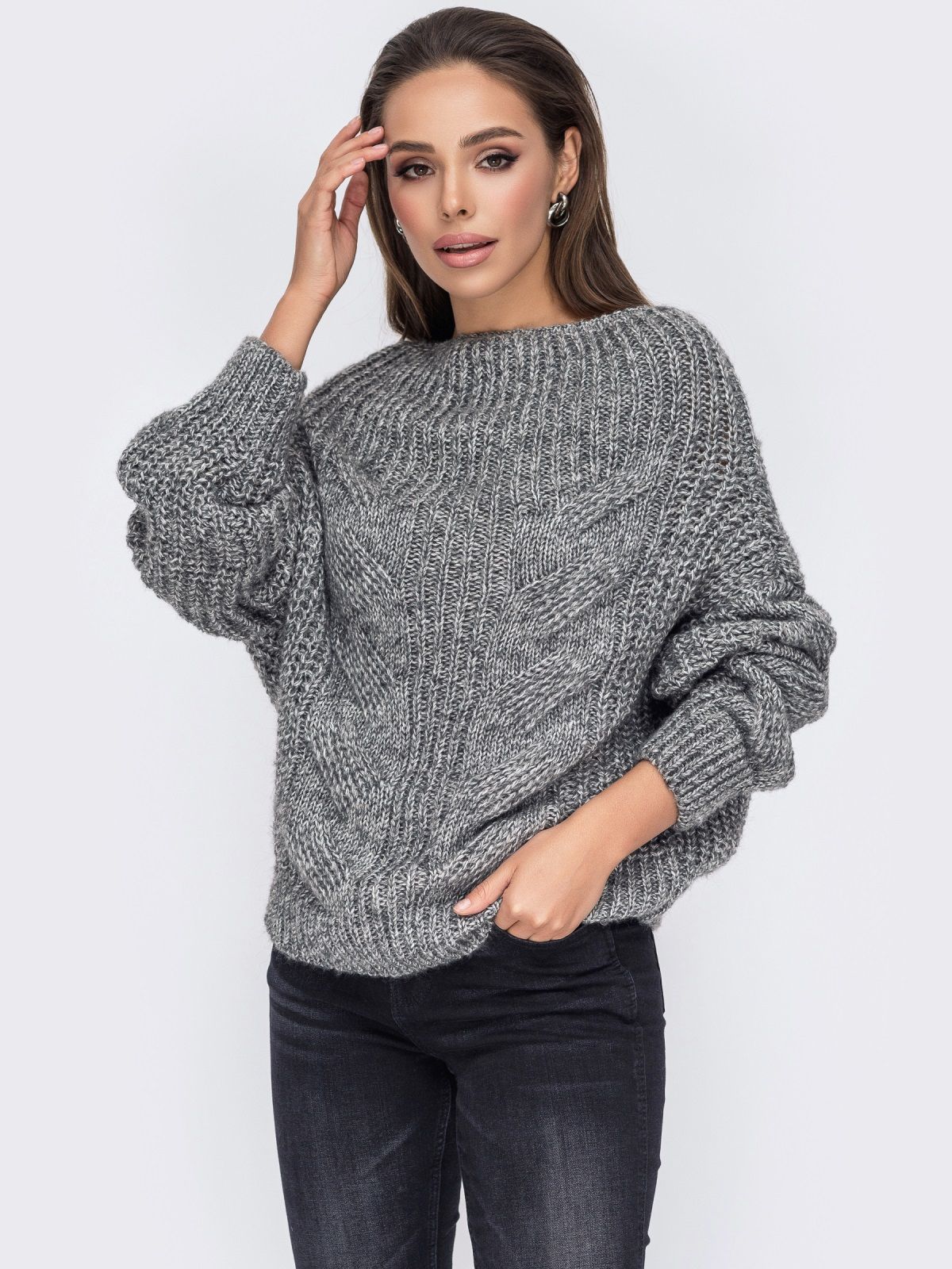 

Свитер Dressa 52668 44-48 Серый