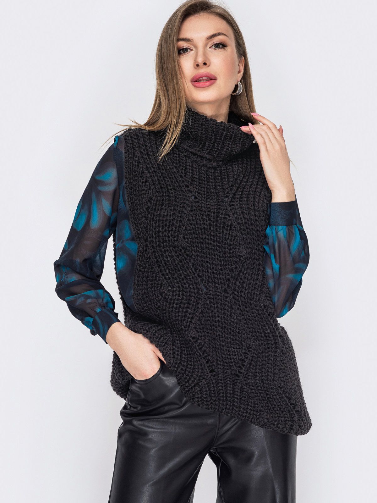 

Жилет Dressa 55359 44-48 Графитовый