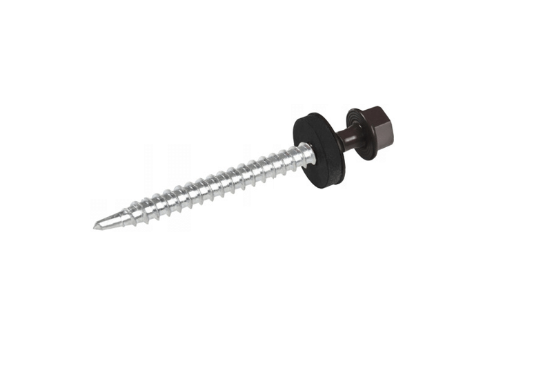 

Саморез кровельный 4.8х70 RAL 8019 по дереву Wkret-met (упк 200 шт)