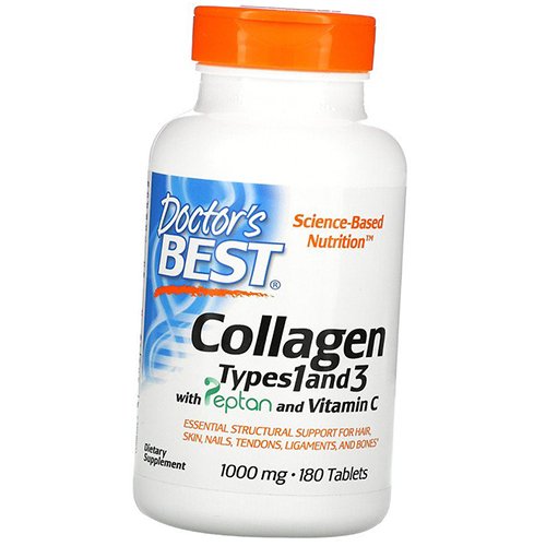 

Collagen Types 1 & 3 1000 Doctor's Best 180таб (68327003)