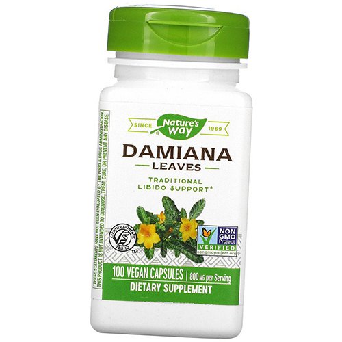 

Листья дамианы, Damiana, Nature's Way 100вегкапс (71344020)