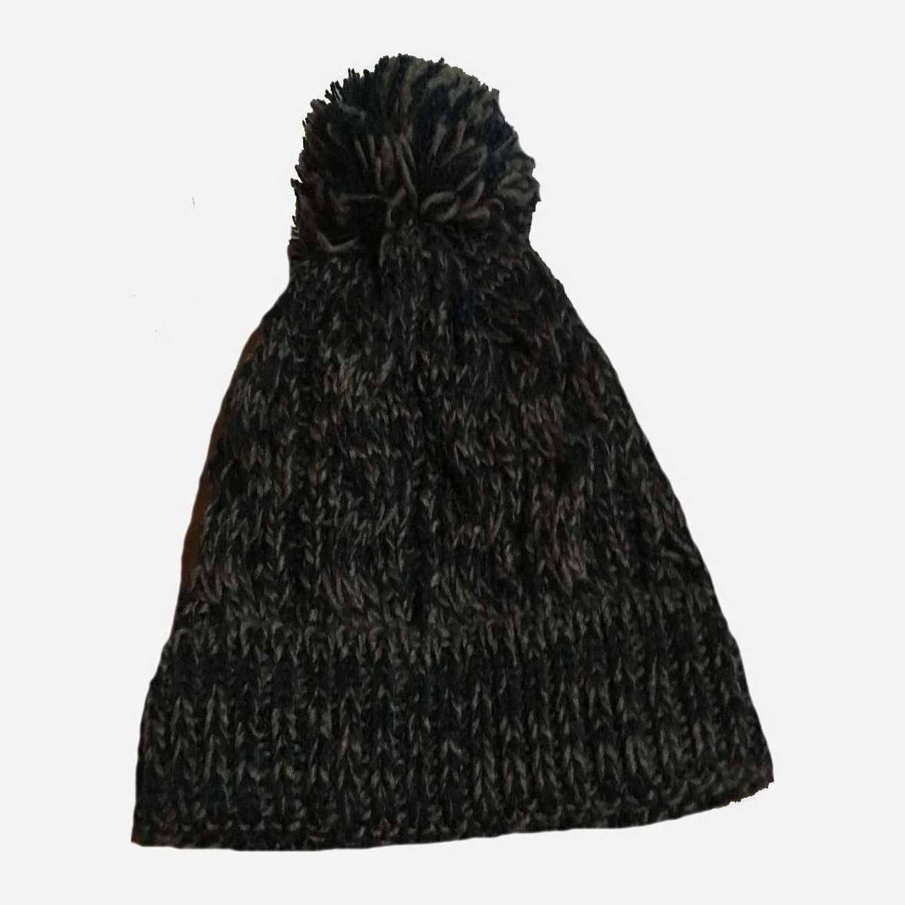 Акция на Дитяча зимова шапка-біні в'язана з помпоном для дівчинки C&A CD11329 58-62 см Сіра от Rozetka