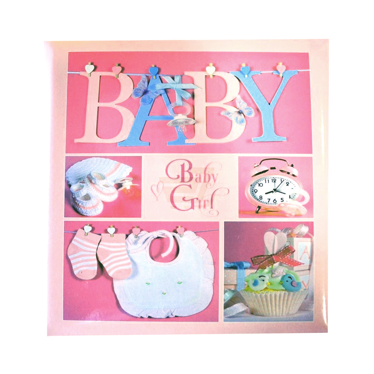 

Фотоальбом для новорожденных Evg 20sheet Baby collage Pink w/box (рус.язык)