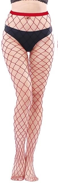 

Красные колготы в большую сетку, Красные колготы в большую сетку S/L