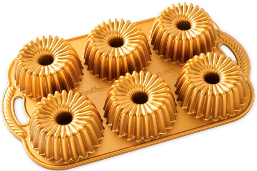 

Форма для выпечки Nordic ware Premier Gold Brilliance bundtlette 38x23x5см 93377