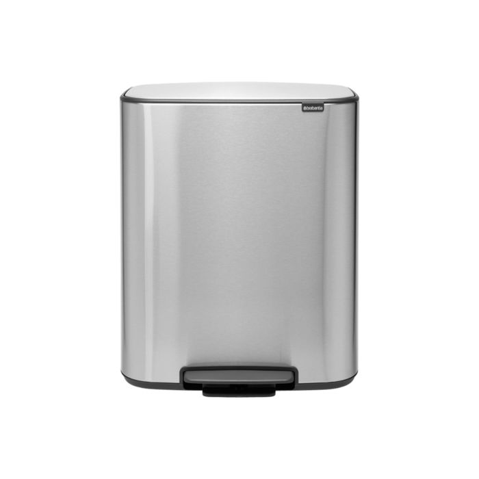 

Мусорный бак Brabantia Pedal Bin Bo матовый 2х30л 211461