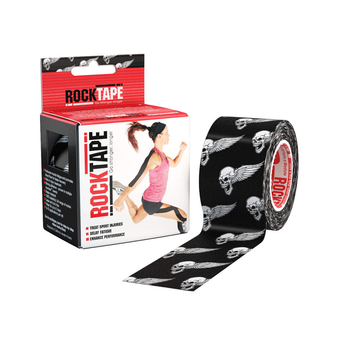 

Кинезио тейп RockTape Designer (5см х 5м) - черепа