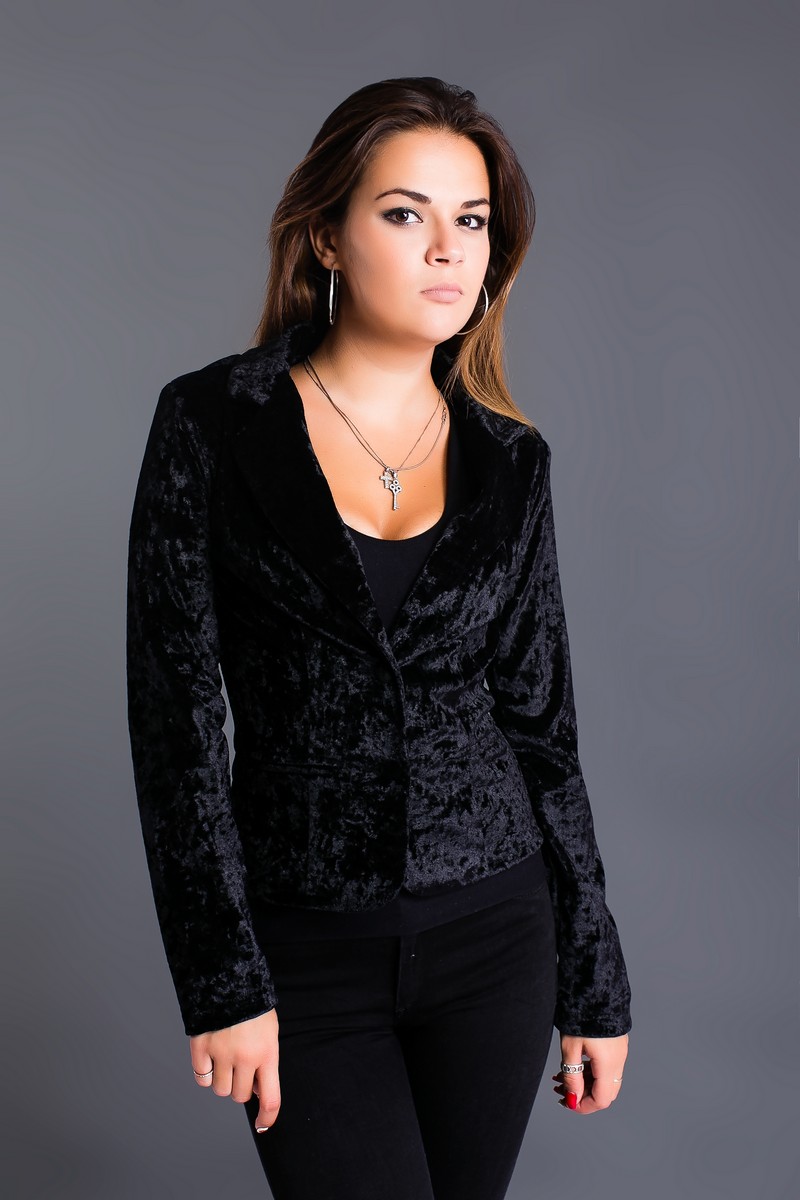 

Пиджак Modna Anka 213605 S Черный (213605-black-S)