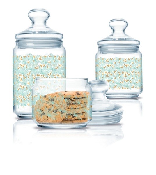 

Банка для сипучих (LM-0571q) Luminarc Club Perine Turquoise 3 шт.
