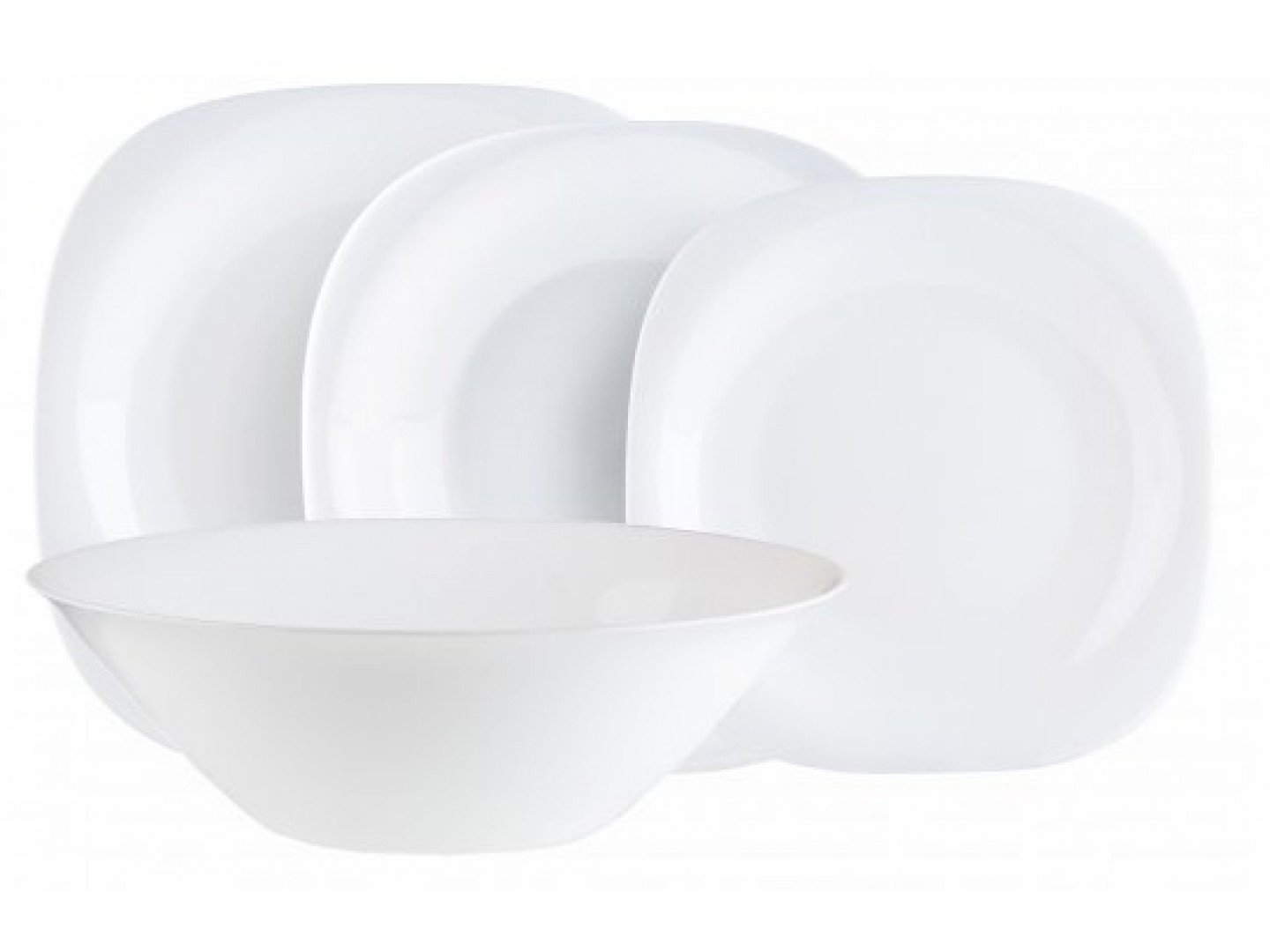 

Сервіз столовий (LM-2185n-6344e) Luminarc Carine White 19 пр.