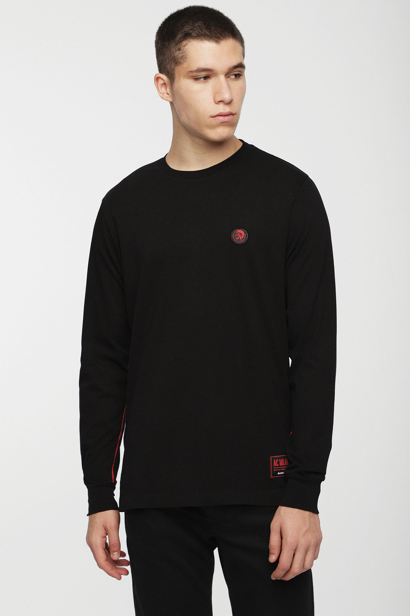 

Лонгслив Diesel Black  черный, Лонгслив Diesel Black L черный