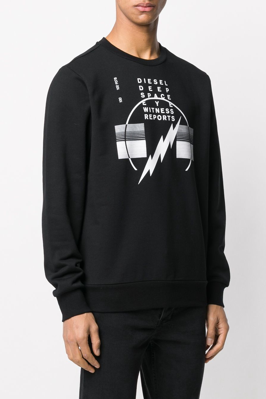

Свитшот Diesel Black XS черный