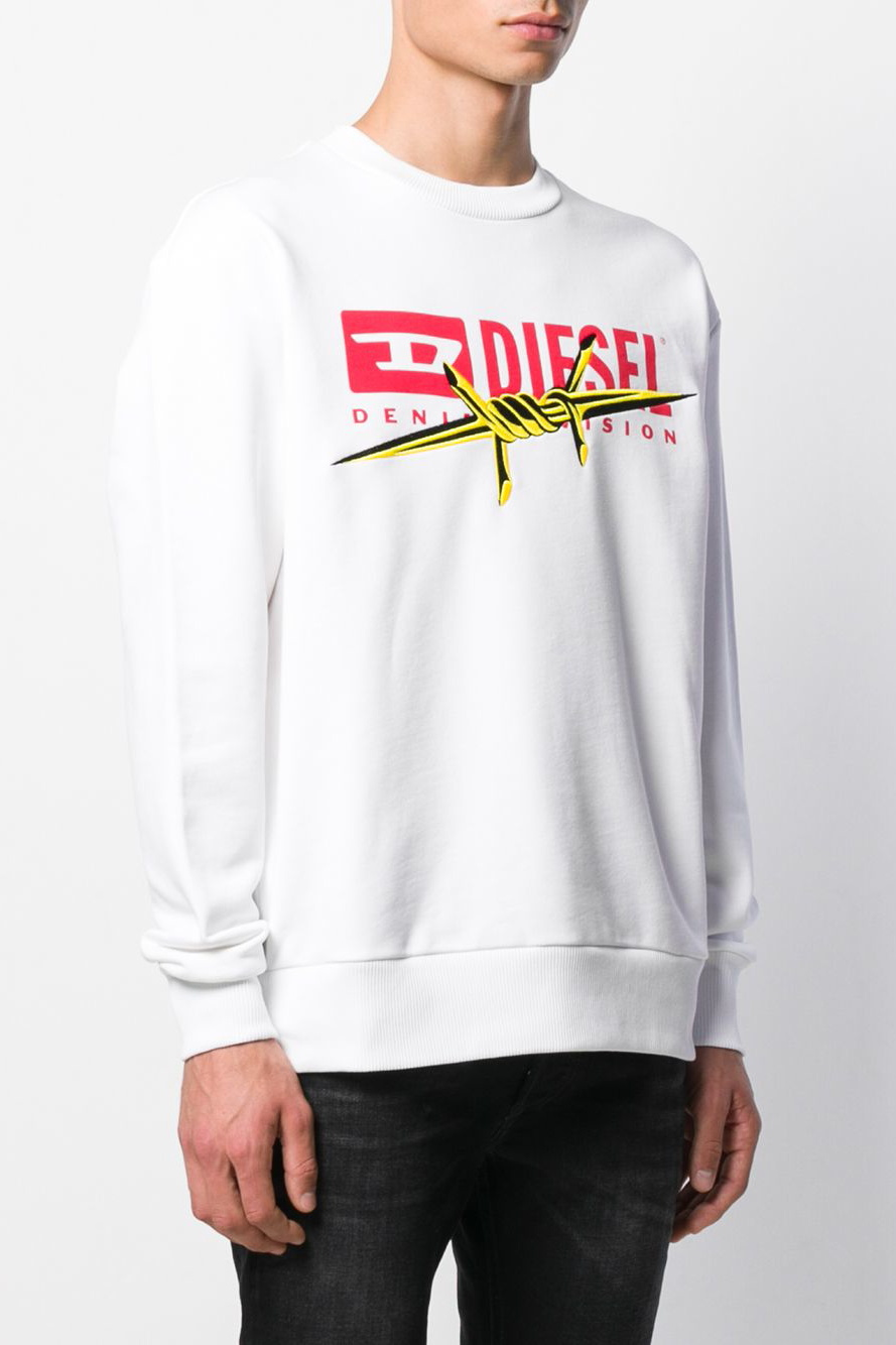 

Свитшот Diesel White  белый, Свитшот Diesel White L белый