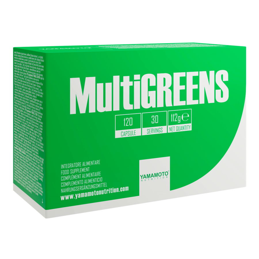 

Витамины и минералы Yamamoto Multi Greens, 120 капсул