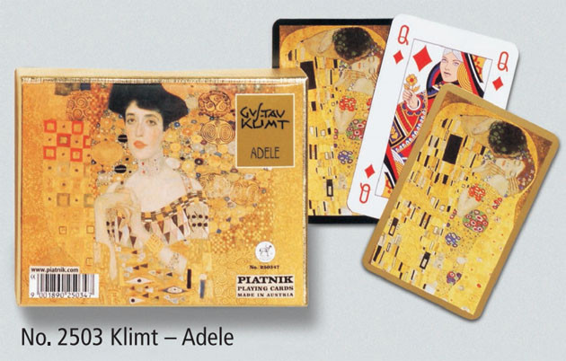 

Комплект гральних карт Piatnik "Klimt-Adele", 2х55 (шт.) 2503