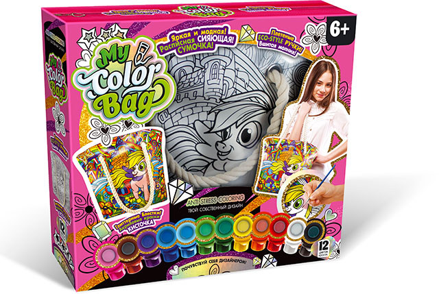 

Набор для творчества My Color Bag, сумка-раскраска(COB-01-04)