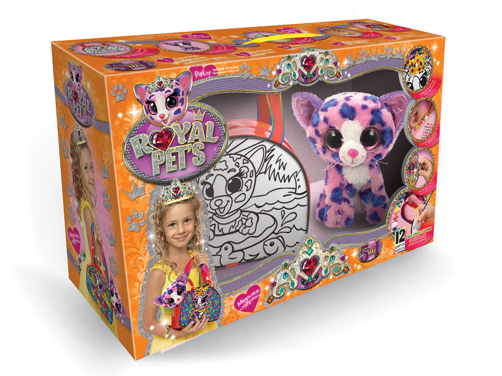 

Набор для творчества ROYAL PETS сумочка с игрушкой, рус.(RP-01-04)