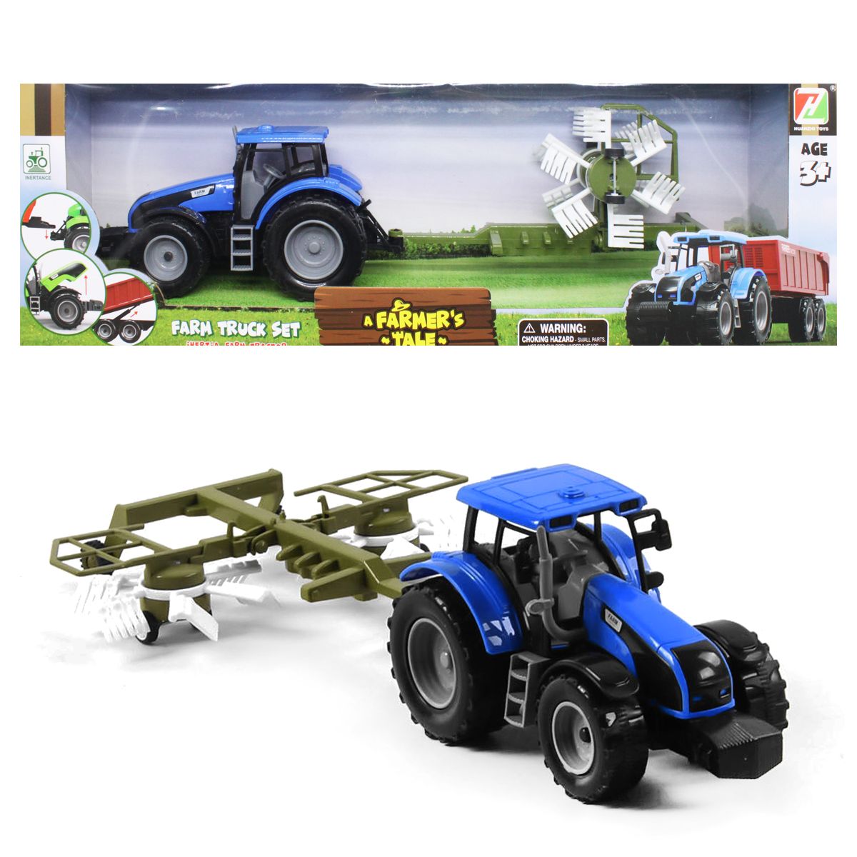 

Игровой набор Farm Truck set синий Huanzhi Toys (550-25А) (170411)