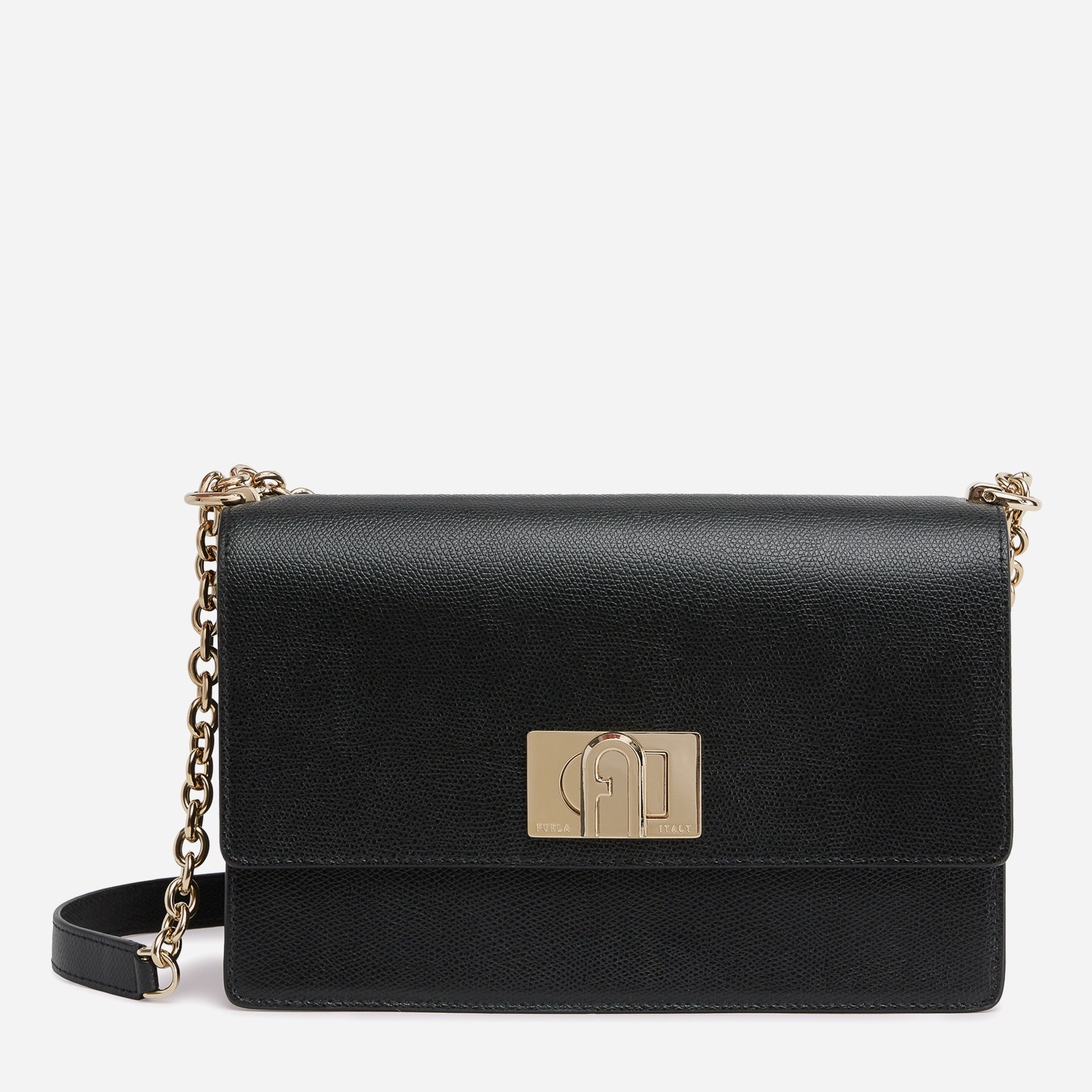 

Сумка женская кожаная Furla 1927 S Crossbody 24 BAFIACO Черная