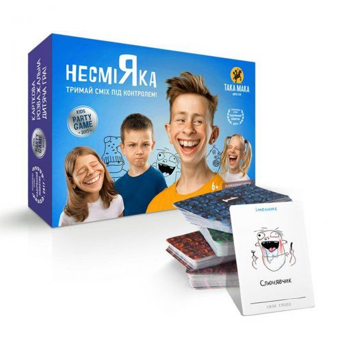 

Настольная игра "Несмеяка 6+", укр