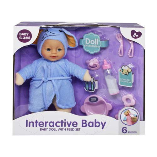 

Пупс плюшевый "Interactive Baby", слоник